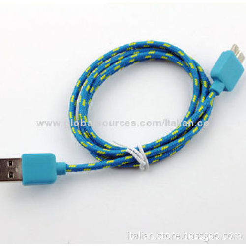 Braided Fabric USB3.0 Note3 Cable for Samsung Galaxy Note3